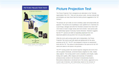 Desktop Screenshot of pictureprojectiontest.com